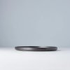 227226 1 jidelni talir asphalt slab 24 cm cerna keramika mij