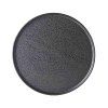 227226 3 jidelni talir asphalt slab 24 cm cerna keramika mij