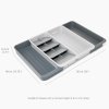 227676 10 organizer na pribory drawerstore 8500014 40 x 33 cm roztazitelny seda plast joseph joseph
