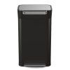 227634 pedalovy odpadkovy kos titan compactor 30146 30 l cerna ocel joseph joseph