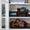 228517 4 kuchynsky organizer nordic kitchen 38 x 27 cm cerna plast bambus eva trio