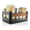 228517 5 kuchynsky organizer nordic kitchen 38 x 27 cm cerna plast bambus eva trio