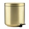 228627 pedalovy odpadkovy kos ume 4 l mosazna nerezova ocel zone denmark