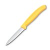 229218 orezavaci nuz swiss classic 8 cm vroubkovany zluta plast victorinox