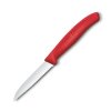 229230 orezavaci nuz swiss classic 8 cm vroubkovany cervena plast victorinox