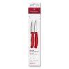 229374 sada nozu swiss classic 8 cm sada 2 ks cervena plast victorinox