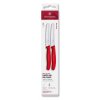 229395 sada nozu swiss classic 11 cm sada 2 ks vroubkovane cervena plast victorinox