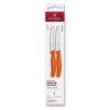 229401 sada nozu swiss classic 11 cm sada 2 ks vroubkovane oranzova plast victorinox