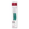 229407 sada nozu swiss classic 11 cm sada 2 ks vroubkovane zelena plast victorinox