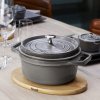 140765 1 kulaty hrnec grafitove seda o 14 cm staub