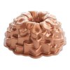 137726 forma na babovku blossom 2 4 l zlata hlinik nordic ware