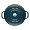 140840 1 kulaty hrnec morska modr o 24 cm staub