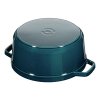 140840 3 kulaty hrnec morska modr o 24 cm staub