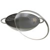 141287 wok se sklenenou poklici o 37 cm grafitove sedy staub