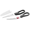 231310 6 large tefal k4271134 kitch scissors ingenio plus 35pt 24692
