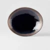 231520 3 jidelni talir gloss black 24 cm cerna keramika mij