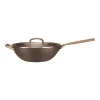 232672 5 wok milano 30 cm s poklici hneda keramika zwilling