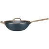 232657 5 wok milano 30 cm s poklici modra keramika zwilling