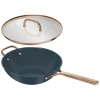232657 6 wok milano 30 cm s poklici modra keramika zwilling
