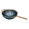 232657 wok milano 30 cm s poklici modra keramika zwilling