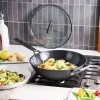 232624 1 wok milano 30 cm s poklici cerna keramika zwilling