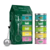 233006 darkova sada caju green teas 5 x 20 g plechovka infuzer kusmi tea