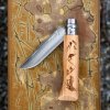 232516 1 kapesni nuz n 08 engraved hiking 8 5 cm bukove drevo opinel