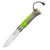 232069 kapesni nuz n 08 outdoor 8 5 cm zelena opinel