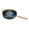 232636 hluboka panev milano 28 cm s poklici modra keramika zwilling