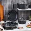 232606 1 hluboka panev milano 28 cm s poklici cerna keramika zwilling