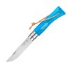 232501 kapesni nuz n 07 bushwacker 8 cm svetle modra habrove drevo opinel