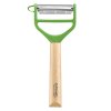 232141 skrabka na zeleninu t duo zelena bukove drevo opinel