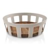 233264 kosik na pecivo nordic kitchen 22 x 7 cm piskova plast bambus eva trio